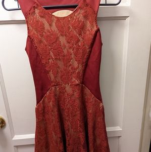 January 7 Burgundy Dress (S)